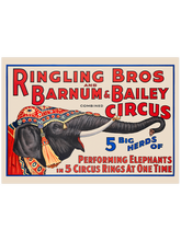 Vintage Bailey Circus - Art Print